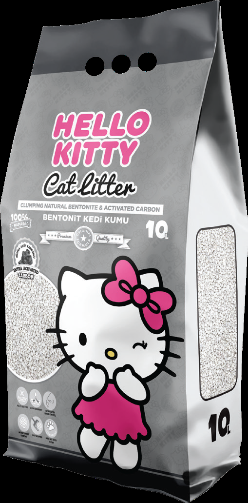 Hello Kitty Bentonite Active Carbon Scent 10L