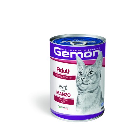 Gemon Cat Adult Pate with Beef 400g (Wet food)