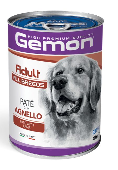Gemon Dog Adult Pate with Lamb 400g (Wet food)