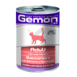 Gemon Cat Adult Chunkies with Salmon & Shrimp 415gr (Box of 24 Cans)