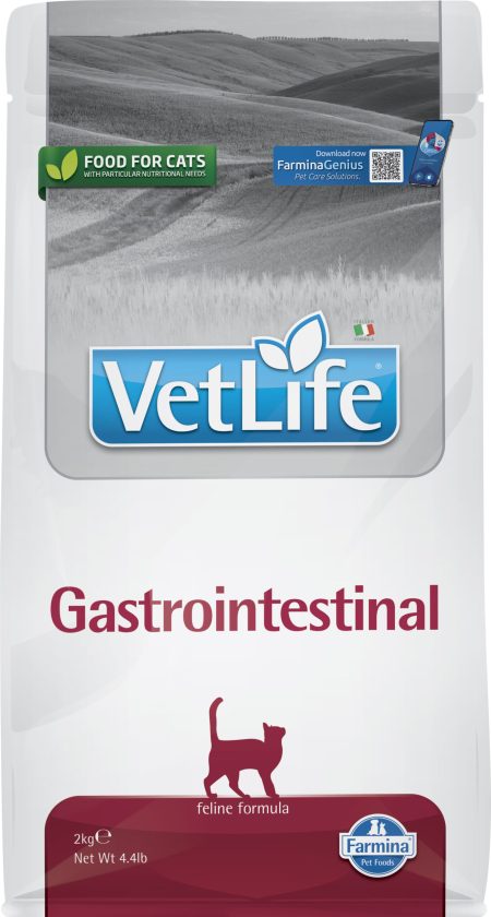 VET LIFE NATURAL CAT GASTROINTESTINAL KG 2 (FARMINA) (Dry Food)