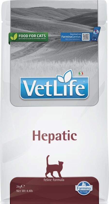 VET LIFE NATURAL CAT HEPATIC KG 2 (FARMINA) (Dry Food)