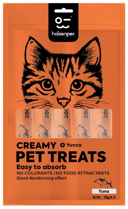 Cat Creamy Treats Tuna & Yucca Flavor 15g*5pcs