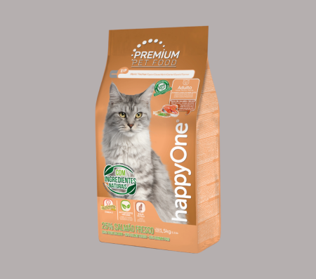 HappyOne Premium Cat Fresh Salmon 1.5Kg (Dry Food)