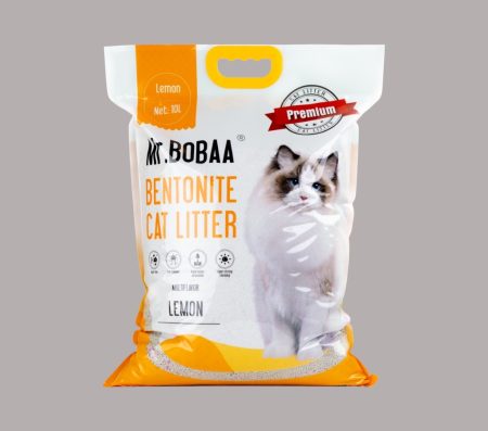 Mr.Bobba Ball Shape Bentonite Cat litter 10L-Lemon Scented