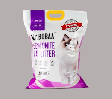 Mr.Bobba Ball Shape Bentonite Cat litter-Lavender Scented