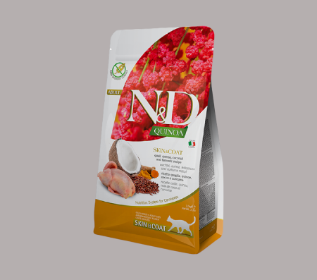 N&D Skin & Coat Quail Adult 1.5kg (Dry food)
