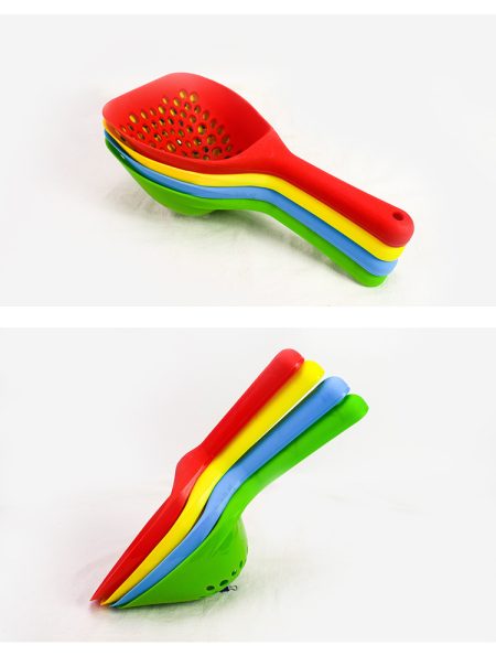 Candy Color Large Round hole Cat litter scoop