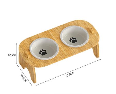 Porcelain double bowl (30*20CM)