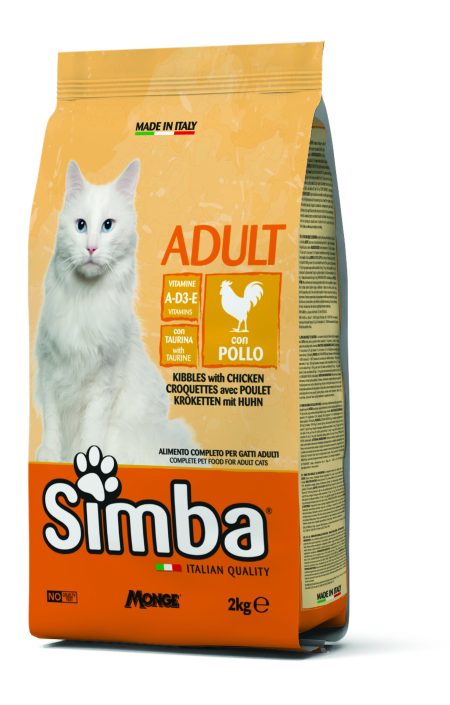 SIMBA CAT CROQUETTES CHICKEN KG.2 (Dry food)