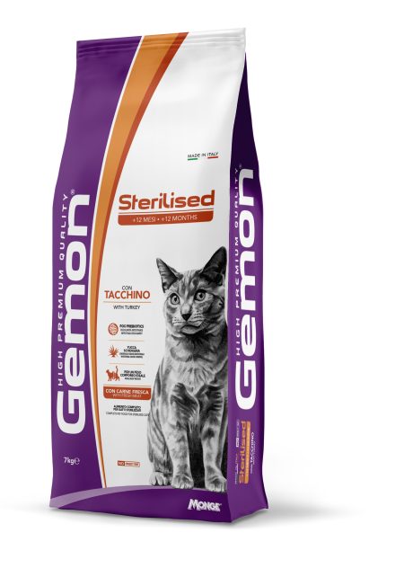 Gemon Cat Sterilised with Turkey 7kg (Dry food)