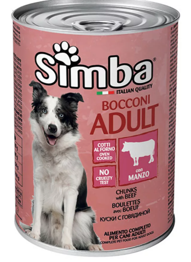 Simba Dog with Beef 415gr (Box of 24 Cans)