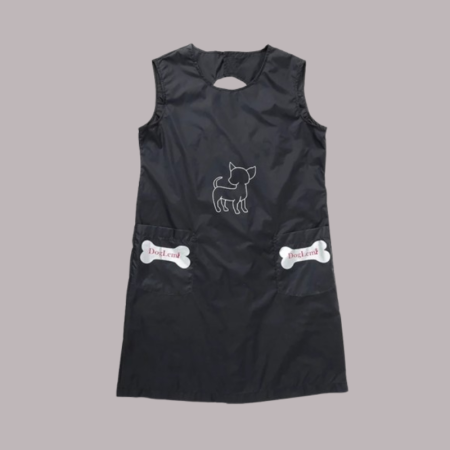 Water Proof Pet Grooming Apron Black