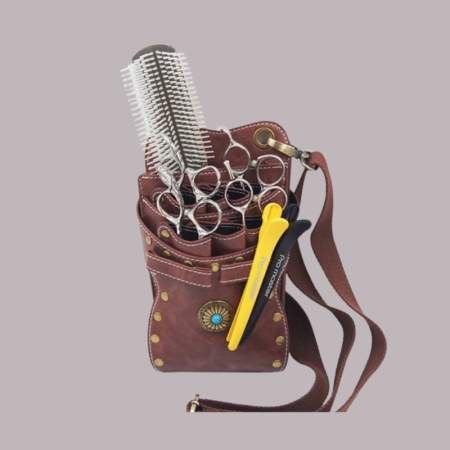PU Leather Classic Style Groomers Bag