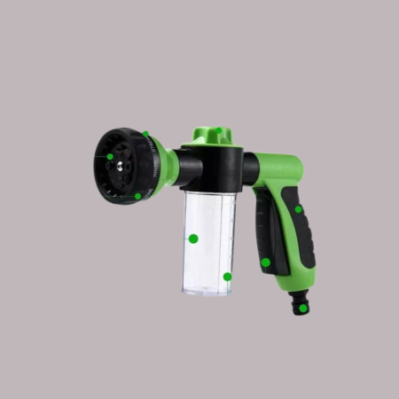 Pressure Hose Nozzle Foam Gun 8 In 1 Jet Spray Gun Soap Dispenser