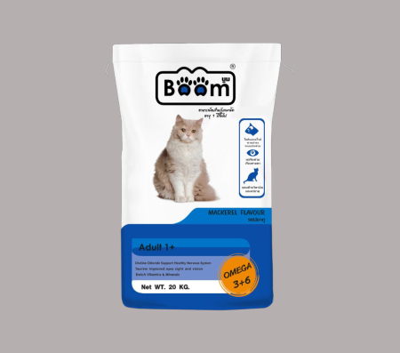 Boom Cat Mackerel Flavor 20 Kg (Dry Food)