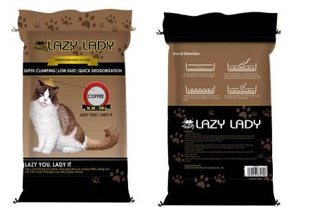 Lazy Lady Bentonite Cat litter Ball Shape Coffee Scent 20kg
