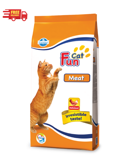 Farmina Fun Meat Dry Cat Food - 20 kg (Dry food)