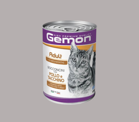 Gemon Cat Adult with Chunkies Chicken & Turkey 415g (Wet food)