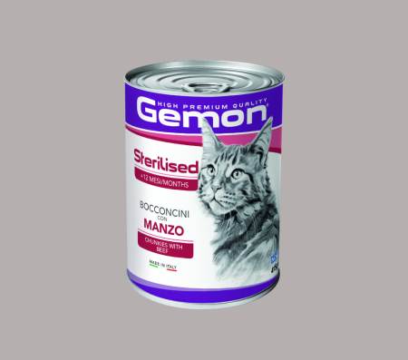 Gemon Cat Adult Chunkies with Beef 415gr