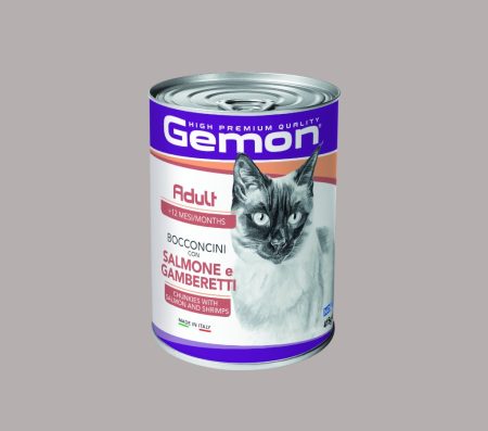 Gemon Cat Adult Chunkies with Salmon & Shrimp 415gr