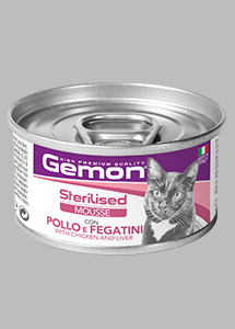 GEMON MOUSSE STER RIC CHICKEN/LIVER (Wet food)