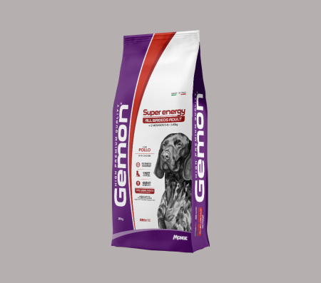 GEMON DOG ADULT-SUPER ENERGY WITH CHICKEN 20KG