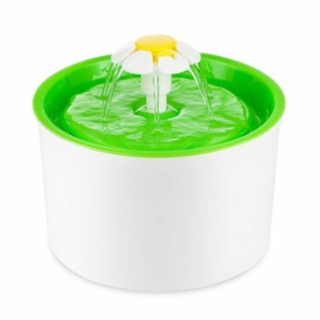 Automatic pets drinking fountain With Flower
