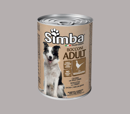 Simba Dog with Wild Games 415gr (Box of 24 Cans)