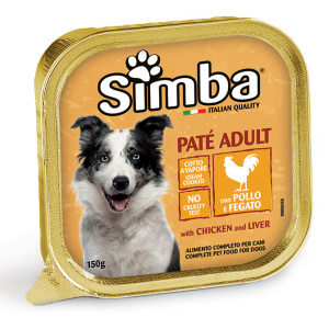 Simba Dog Pate Adult Chicken & Liver 150gr (Box of 24 Pate)