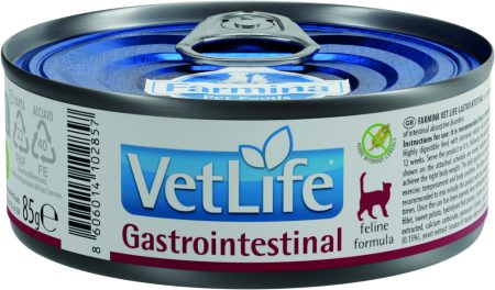 VET LIFE NATURAL DIET CAT GASTROINTESTINAL  (FARMINA) (Wet Food)