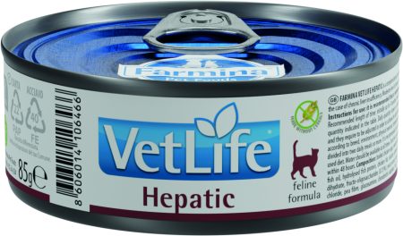 VET LIFE NATURAL DIET CAT HEPATIC (FARMINA) (Wet Food)