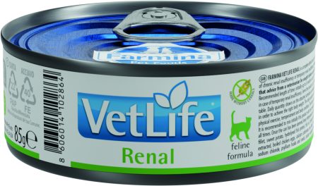 VET LIFE NATURAL DIET CAT RENAL  (FARMINA) (Wet Food)
