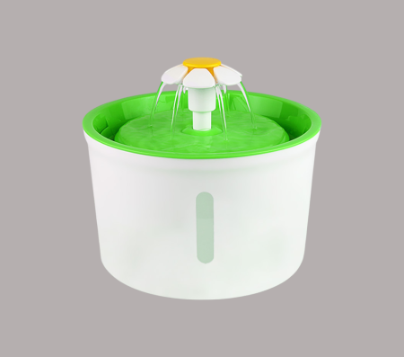 Automatic pets drinking fountain With Flower 190mm*160*115mm