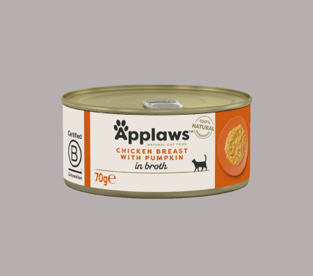 Applaws Cat Chicken Breast with Pumpkin in Broth 70g (Can Wet Food)