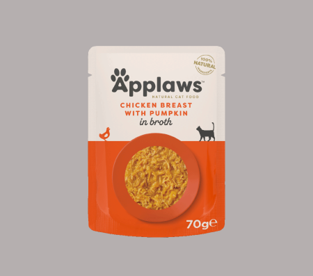 Applaws Cat Chicken Breast with Pumpkin in Broth 70g (Pouch Wet Food)