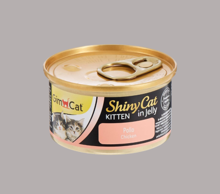 Gimcat Shiny Cat Kitten with Chicken in Jelly 70g (Can Wet food)