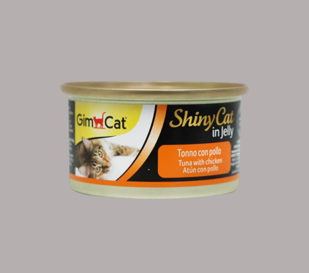 Gimcat Shiny Cat Tuna and Chicken in Jelly 70g (Can Wet food)