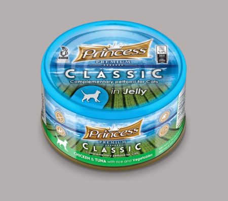 Princess Cat Classic Premium with Chicken & Tuna with Rice & Vegetables 170g (Wet Food)