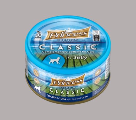 Princess Cat Classic Premium with Chicken Tuna with Rice and Oyster 170g (Wet Food)