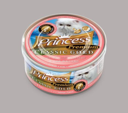 Princess Classic Gold – Chicken & Tuna With Rice And Salmon Flakes 170g - Maintains Healthy Joints (Wet Food)