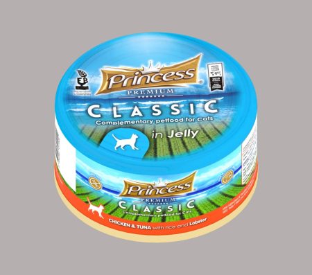 Princess Cat Classic Premium with Chicken & Tuna With Rice And Lobster 170g (Wet Food)