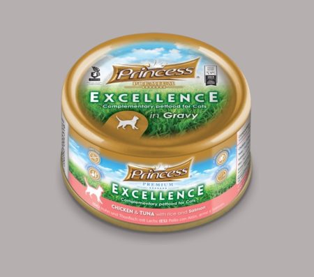 Princess Excellence – Chicken & Tuna With Rice & Salmon 70g (Wet Food)