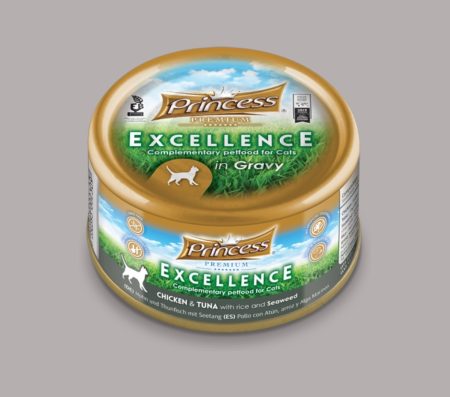 Princess Excellence – Chicken & Tuna With Rice & Seaweed 70g (Wet Food)