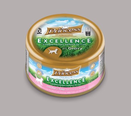 Princess Excellence – Chicken & Tuna With Rice & Shrimp 70g (Wet food)