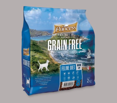 Princess Grain Free – Feline Diet Adult 2Kg (Dry Food)