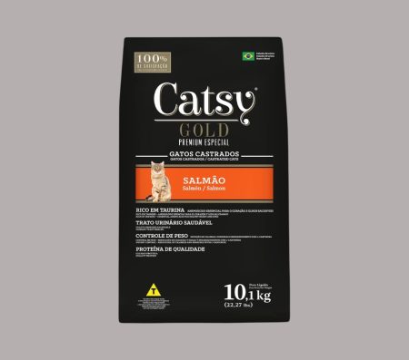 Catsy Gold Premium Castrated Cat with Salmon 10.1 kg