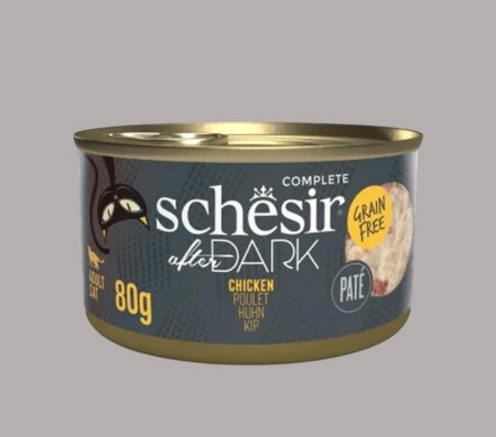 Schesir after Dark Can for Cat with Chicken in Pate 80g (Wet food)
