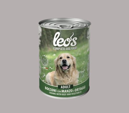 Leo's Dog Adult Chunkies with Beef and Vegetables 415g (Wet Food)