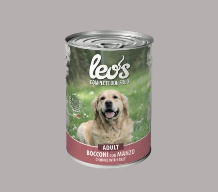 Leo's Dog Adult Chunkies with Beef 415g (Wet Food)
